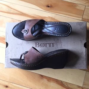 Born leather sandals